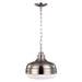 Elstead - FE/CADENCE/2P BS Cadence 2 Light Pendant - Polished Nickel/Brushed Steel - Elstead - Sparks Warehouse