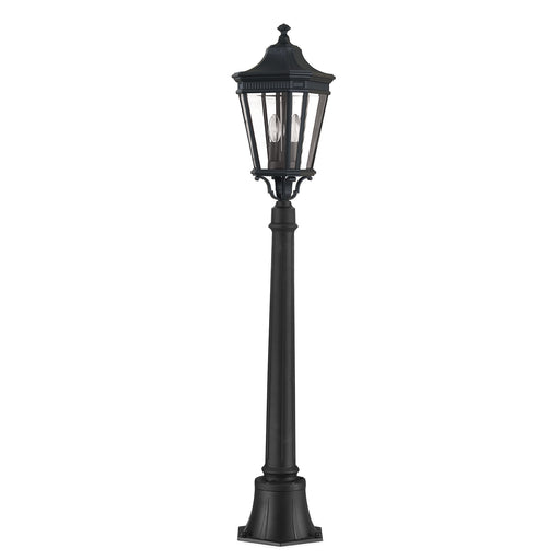 Elstead - FE/COTSLN4/M BK Cotswold Lane 2 Light Medium Pillar - Black - Elstead - Sparks Warehouse