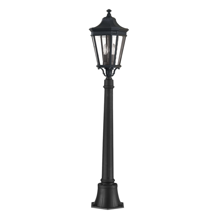 Elstead - FE/COTSLN4/M BK Cotswold Lane 2 Light Medium Pillar - Black - Elstead - Sparks Warehouse