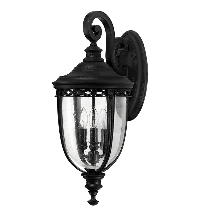Elstead - FE/EB2/L BLK English Bridle 3 Light Large Wall Lantern - Black - Elstead - Sparks Warehouse