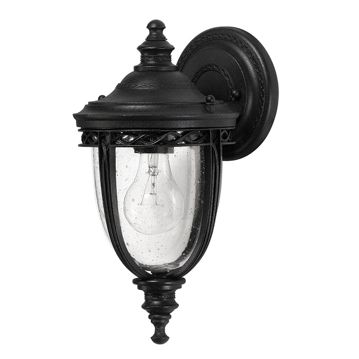 Elstead - FE/EB2/S BLK English Bridle 1 Light Small Wall Lantern - Black - Elstead - Sparks Warehouse