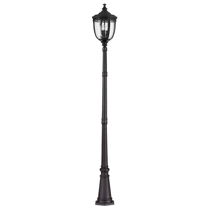 Elstead - FE/EB5/L BLK English Bridle 3 Light Large Lamp Post - Black - Elstead - Sparks Warehouse