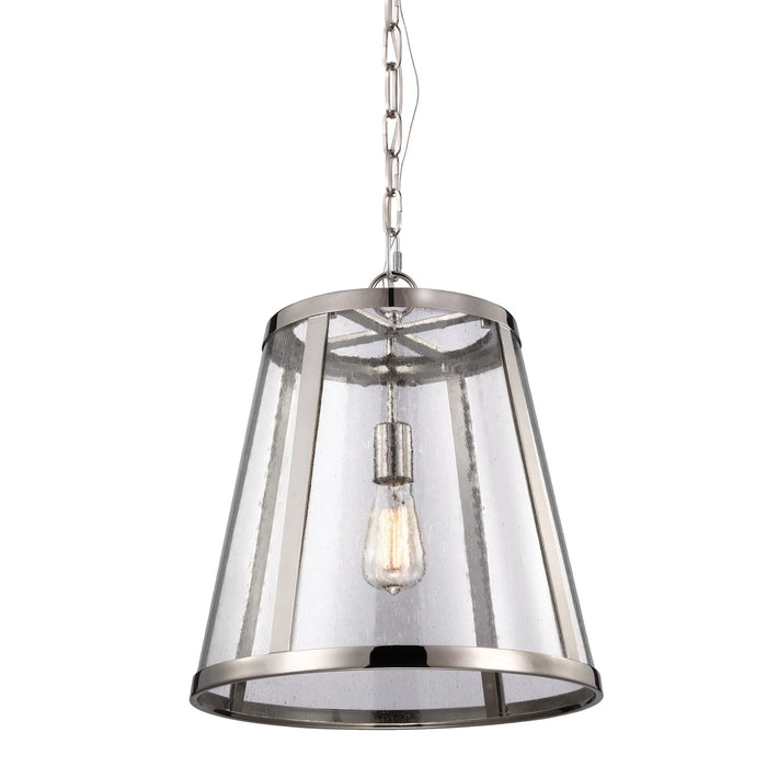 Elstead - FE/HARROW/P/M Harrow 1 Light Medium Pendant - Elstead - Sparks Warehouse