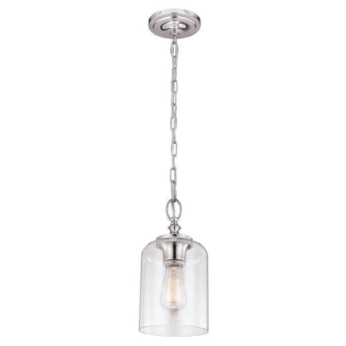 Elstead - FE/HOUNSLOW/P PN Hounslow 1 Light Mini Pendant Polished Nickel - Elstead - Sparks Warehouse