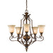 Elstead - FE/KELHALL5 UPLT Kelham Hall 5 Light Up Light Chandelier - Elstead - Sparks Warehouse