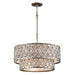 Elstead - FE/LUCIA/P/E 2TR Lucia 6 Light Chandelier - Elstead - Sparks Warehouse