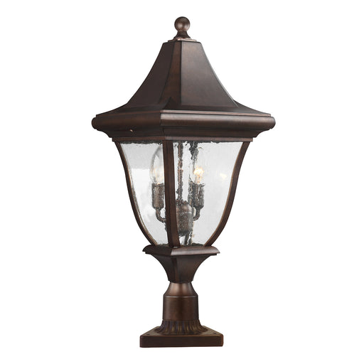 Elstead - FE/OAKMONT3/M Oakmont 3 Light Medium Post Lantern - Elstead - Sparks Warehouse