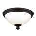 Elstead - FE/PARKMAN/F OB Parkman 2 Light Flush Mount - Oil Rubbed Bronze - Elstead - Sparks Warehouse