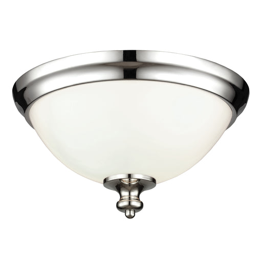 Elstead - FE/PARKMAN/F PN Parkman 2 Light Flush Mount - Polished Nickel - Elstead - Sparks Warehouse