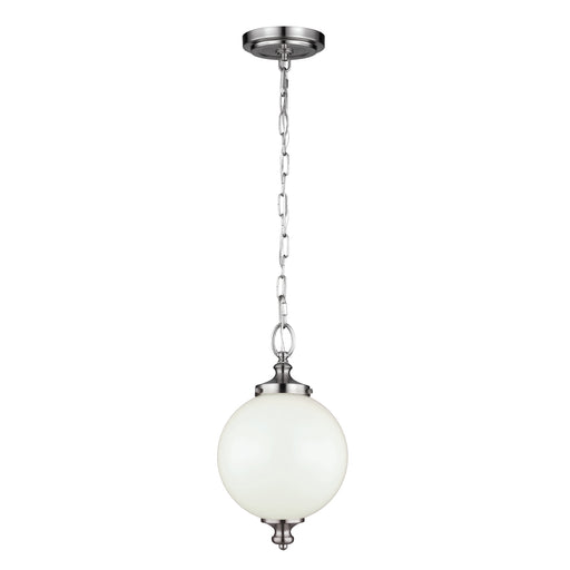 Elstead - FE/PARKMAN/PS BS Parkman 1 Light Small Pendant - Brushed Steel - Elstead - Sparks Warehouse