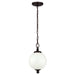 Elstead - FE/PARKMAN/PS OB Parkman 1 Light Small Pendant - Oil Rubbed Bronze - Elstead - Sparks Warehouse