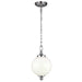 Elstead - FE/PARKMAN/PS PN Parkman 1 Light Small Pendant - Polished Nickel - Elstead - Sparks Warehouse