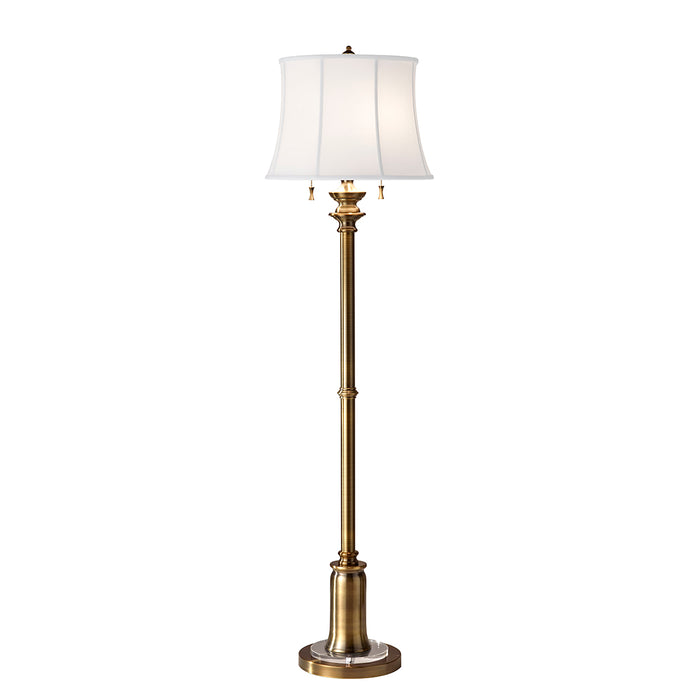 Elstead - FE/STATERM FL BB Stateroom 2 Light Floor Lamp - Bali Brass - Elstead - Sparks Warehouse