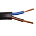 6192PVC2.5 2.5mm PVC Flat Festoon Cable - Black - 100m Reel - Lampfix - Sparks Warehouse