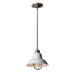 Elstead - FE/URBANRWL/P/G Urban Renewal 1 Light Mini Pendant - Brushed Steel/Glossy White - Elstead - Sparks Warehouse