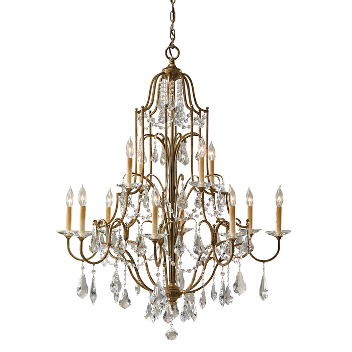 Elstead - FE/VALENTINA12 Valentina 12 Light Multi-Tier Chandelier - Elstead - Sparks Warehouse