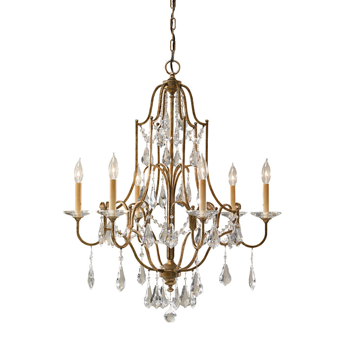Elstead - FE/VALENTINA6 Valentina 6 Light Chandelier - Elstead - Sparks Warehouse