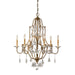 Elstead - FE/VALENTINA6 Valentina 6 Light Chandelier - Elstead - Sparks Warehouse