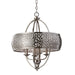 Elstead - FE/ZARA4-L Zara 4 Light Large Chandelier - Elstead - Sparks Warehouse