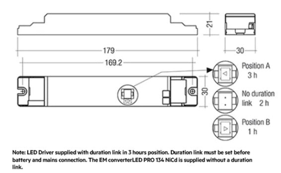 Tridonic 89800313 - EMconverterLED PRO 105 200V