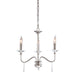Elstead - FP3 POL NICKEL Finsbury Park 3 Light Chandelier - Polished Nickel - Elstead - Sparks Warehouse