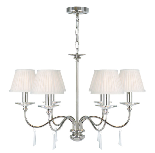 Elstead - FP6 POL NICKEL Finsbury Park 6 Light Chandelier - Polished Nickel - Elstead - Sparks Warehouse