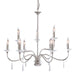 Elstead - FP9 POL NICKEL Finsbury Park 9 Light Chandelier - Polished Nickel - Elstead - Sparks Warehouse