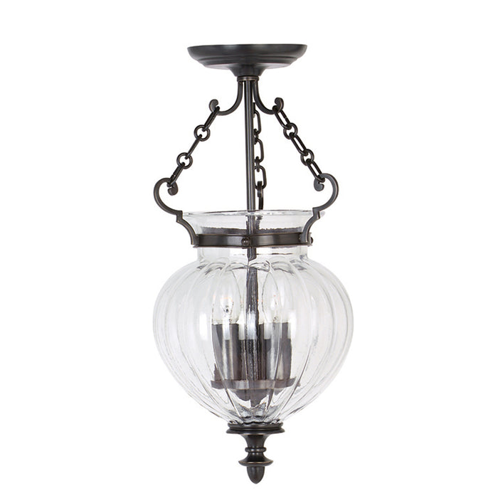 Elstead - FP/P/S OLD BRZ Finsbury Park 3 Light small Pendant - Old Bronze - Elstead - Sparks Warehouse