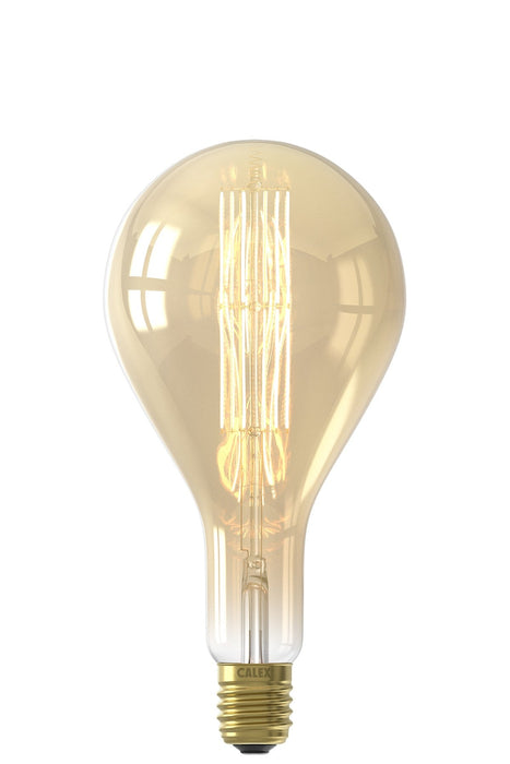 Calex 425622 - Giant Filament Splash Gold LED lamp Dimmable 240V - DISCONTINUED