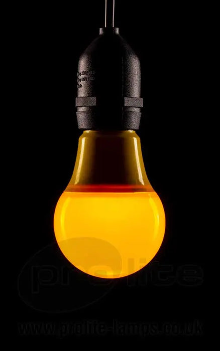 GLS LED 240v 6w Ba22d/BC Yellow Dimmable