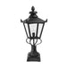 Elstead - GN1 BLACK Grampian 1 Light Pedestal Lantern - Elstead - Sparks Warehouse