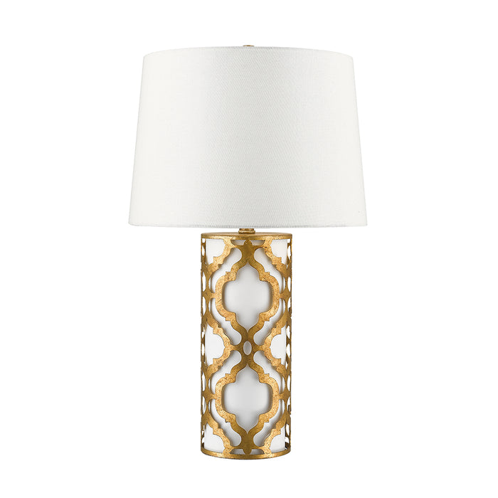Elstead - GN/ARABELLA/TL/G Arabella 1 Light Table Lamp - Distressed Gold - Elstead - Sparks Warehouse
