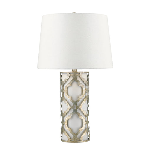 Elstead - GN/ARABELLA/TL/S Arabella 1 Light Table Lamp - Distressed Silver - Elstead - Sparks Warehouse