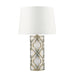 Elstead - GN/ARABELLA/TL/S Arabella 1 Light Table Lamp - Distressed Silver - Elstead - Sparks Warehouse