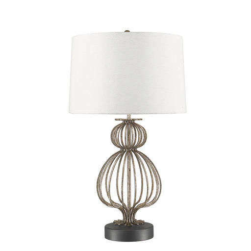 Elstead - GN/LAFITTE/TL SV Lafitte 1 Light Table Lamp  - Distressed Silver - Elstead - Sparks Warehouse