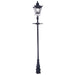 Elstead - GP1 BLACK Grampian 1 Light Lamp Post Black - Elstead - Sparks Warehouse