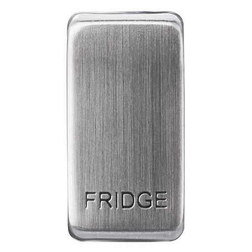 BG Nexus GRFDBS Grid Rocker Labelled  *FRIDGE* Brushed Steel - BG - sparks-warehouse