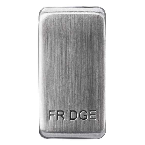 BG Nexus GRFDBS Grid Rocker Labelled  *FRIDGE* Brushed Steel - BG - sparks-warehouse