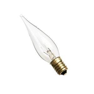 Casell C25SES-GS1-CA 240v 25w E14 Clear 22x77mm GS1 Pointed Tip Candle - Casell - Sparks Warehouse