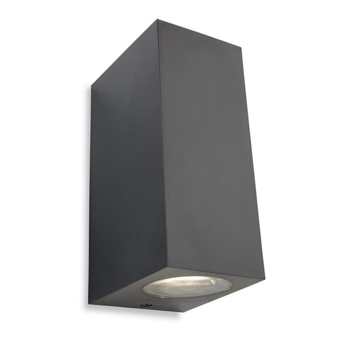Firstlight 2802GP Hawk Resin Twin Wall Light - Graphite Outdoor Wall Lights Firstlight - Sparks Warehouse