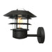 Elstead - HELSINGOR BK Helsingor 1 Light Wall Lantern - Black - Elstead - Sparks Warehouse