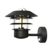 Elstead - HELSINGOR PIR BK Helsingor 1 Light Pir Wall Lantern - Black - Elstead - Sparks Warehouse