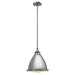 Elstead - HK/AMELIA/P/M PN Amelia 1 Light Medium Pendant - Polished Nickel - Elstead - Sparks Warehouse