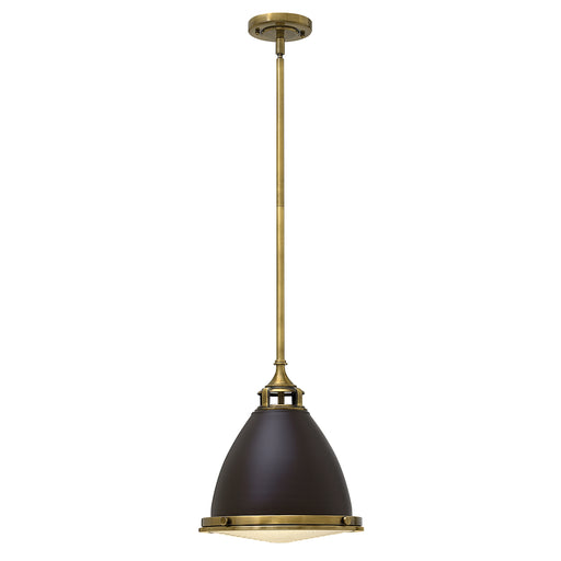 Elstead - HK/AMELIA/P/M RB Amelia 1 Light Medium Pendant - Buckeye Bronze/Restoration Bronze - Elstead - Sparks Warehouse