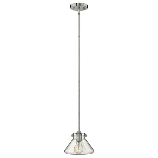 Elstead - HK/CONGRESP/A CM Congress 1 Light Clear Glass Pendant - Chrome - Elstead - Sparks Warehouse