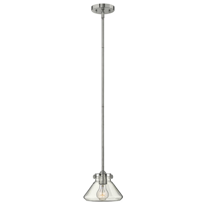 Elstead - HK/CONGRESP/A CM Congress 1 Light Clear Glass Pendant - Chrome - Elstead - Sparks Warehouse