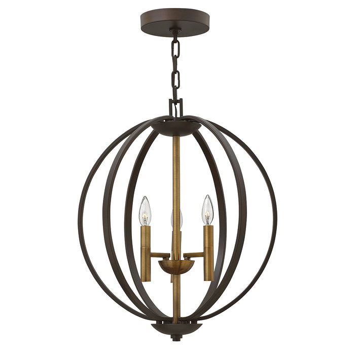 Elstead - HK/EUCLID/3P Euclid 3 Light Pendant Chandelier - Elstead - Sparks Warehouse