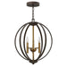 Elstead - HK/EUCLID/3P Euclid 3 Light Pendant Chandelier - Elstead - Sparks Warehouse