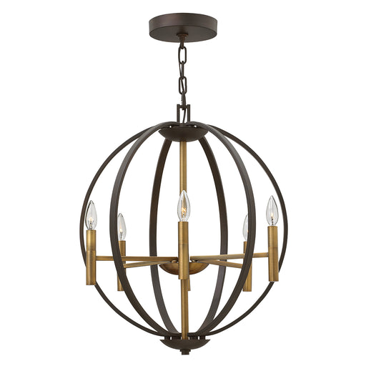 Elstead - HK/EUCLID/6P Euclid 6 Light Pendant Chandelier - Elstead - Sparks Warehouse