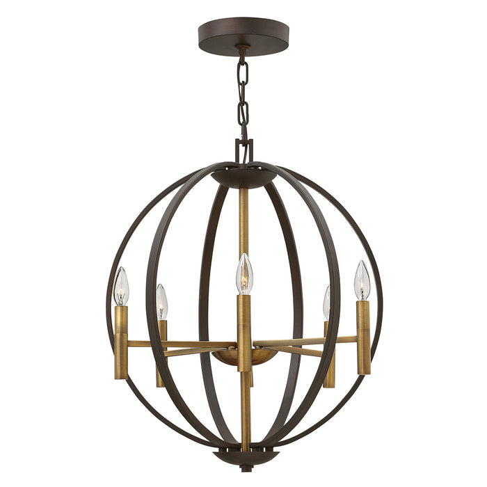 Elstead - HK/EUCLID/6P Euclid 6 Light Pendant Chandelier - Elstead - Sparks Warehouse